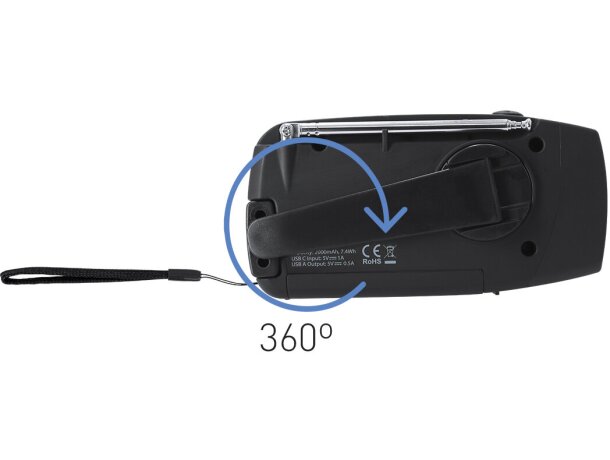 Radio emergencia multifunción Cartney detalle 4