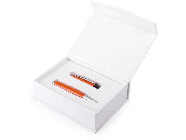 Bolígrafo Puntero Usb Sivart 8gb naranja