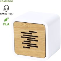 altavoz promocional barato bluetooth bambú Pixie