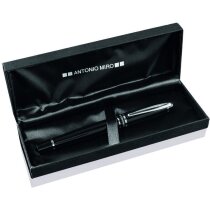 Roller metálico con acabado metalizado de la marca Antonio Miró personalizado Roller metálico con acabado metalizado de la marca Antonio Miró personalizado