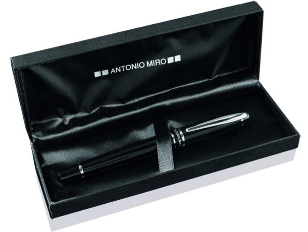 Roller metálico con acabado metalizado de la marca Antonio Miró personalizado Roller metálico con acabado metalizado de la marca Antonio Miró personalizado