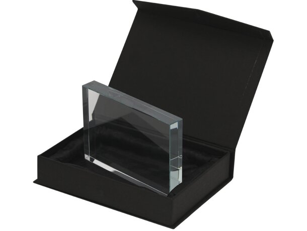 Placa de cristal Checken con grabado láser personalizado detalle 4