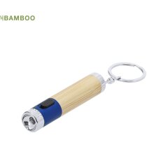 Llavero linterna LED Zungux bambú con detalles