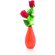 Jarrón de flores de cerámica personalizada
