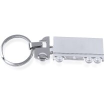 Llavero de coche en acabado mate metal Trailer