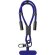Cable cargador soporte Euclab con pulsera ajustable RPET Azul