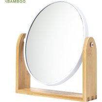 Espejo Rinoco bambú con doble aumento plegable