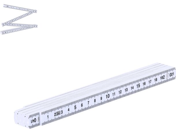 Regla plegable Pebar de fibra de vidrio con escala visible detalle 1