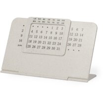 calendario perpetuo fabricado en caña de trigo