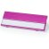 Identificador de aluminio para equipaje fucsia