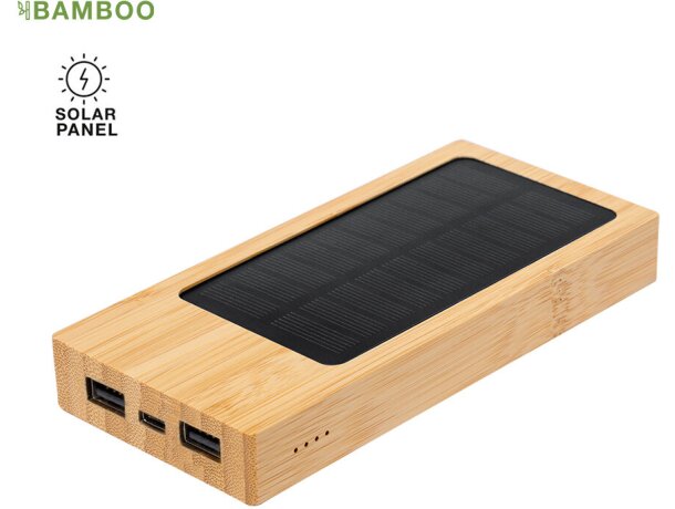 Powerbanks personalizados bambú de 4000 mah Molden detalle 1