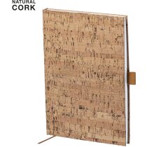 Bloc publicitario Coquel con tapa dura de corcho