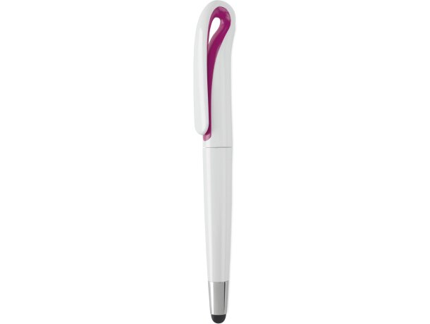 Bolígrafo con puntero y clip a color personalizado Bolígrafo con puntero y clip a color personalizado