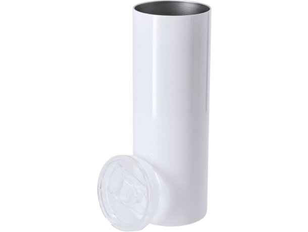 Vaso térmico Mizu 600ml blanco brillo para sublimación detalle 2