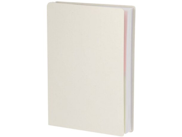 Bloc notas Tamar con cartón de leche reciclado y bolígrafo detalle 2