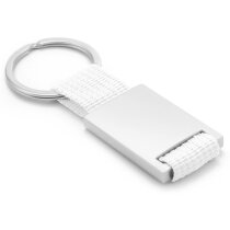 Llavero metálico con cinta de poliester en colores Yip