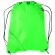 Mochila Fiter con cuerdas con bolsillo en esquina personalizada verde