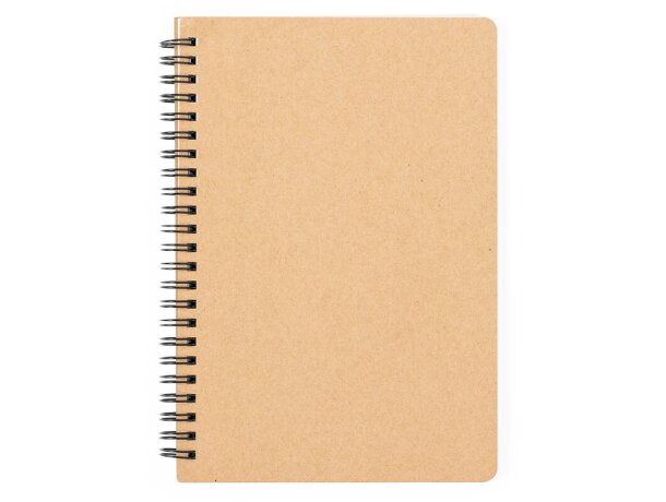 Libreta Kenta A5 anillas papel piedra reciclable 70 hojas rayas detalle 3