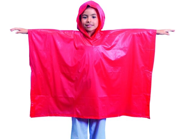 Poncho infantil con funda personalizado