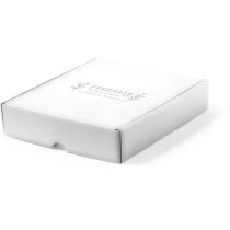 Estuche XL cartón reciclado blanco mate sostenible