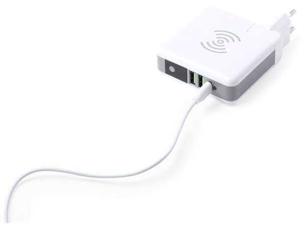 Adaptador Viaje Multifunción Teimpor Blanco detalle 1