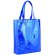 Bolsa de non woven laminado brillante para comprar azul con logo