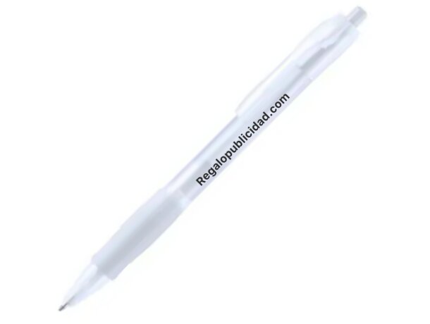 Boligrafo para propaganda Zonet frosted con empuñadura ergonomica detalle 1
