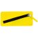 Estuche en fieltro con cremallera amarillo barato