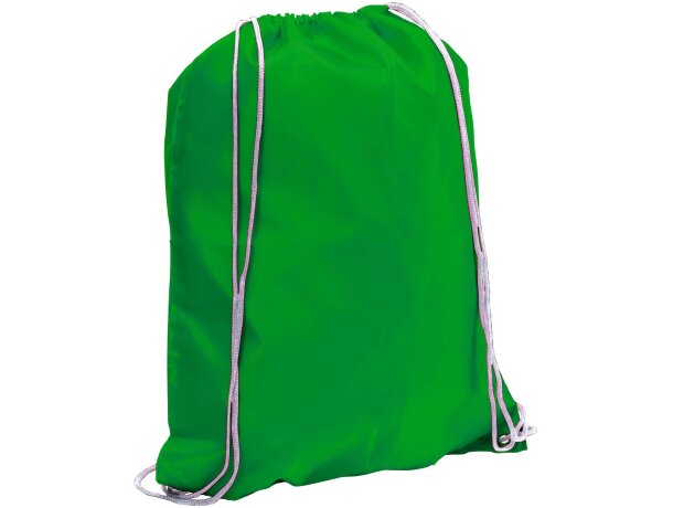 Spook mochila saco con cuerdas barata verde