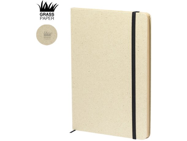 Bloc notas papel de hierba reciclada A5 Yerx detalle 1