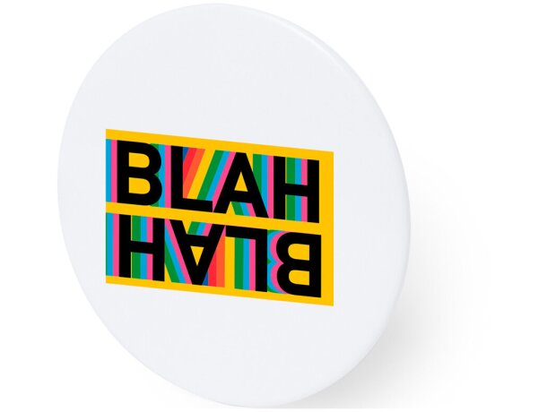 Pin Varek blanco con imperdible para personalización detalle 2