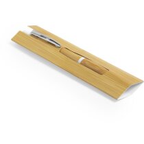 Funda original Locen cartón bambú protectora bolígrafo 15cm
