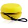 Yoyó de madera y cuerda color negro personalizado amarillo