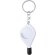 Llavero personalizada colores con moneda carro personalizado blanco