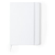 Bloc de notas Meivax con tapa rígida en poliéster RPET reciclado