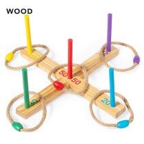 Juego de puntería Madis en madera natural