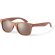 Gafas de sol de fibra de café patilla de madera natural