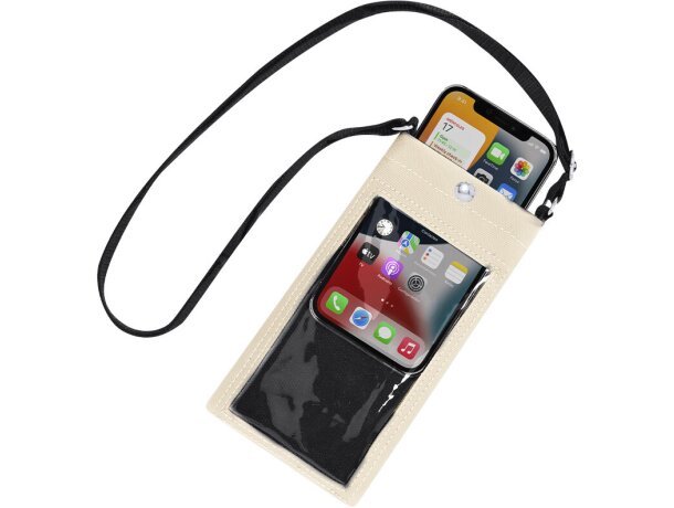 Portatodo Hunar con pantalla táctil y cierre de botón detalle 3