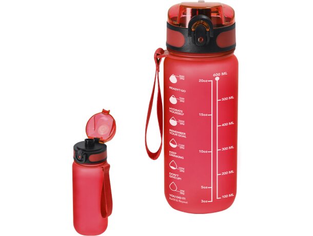 Bidón Dalbin translúcido mate RPET 750ml con asa ergonómica detalle 1