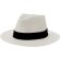 Sombrero Klesnap de paja de papel con cinta negra ajustable detalle 2