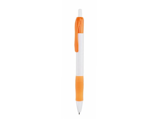 Bolígrafo Zufer de plástico con clip en color combinado personalizado