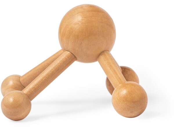 Masajeador de madera natural con empuñadura ergonómica Avati detalle 4