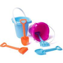 Set de cubo y palas para playa personalizada Set de cubo y palas para playa personalizada