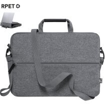 Portadocumentos acolchado RPET gris Murray 15