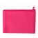 Monedero liso microfibra personalizada fucsia