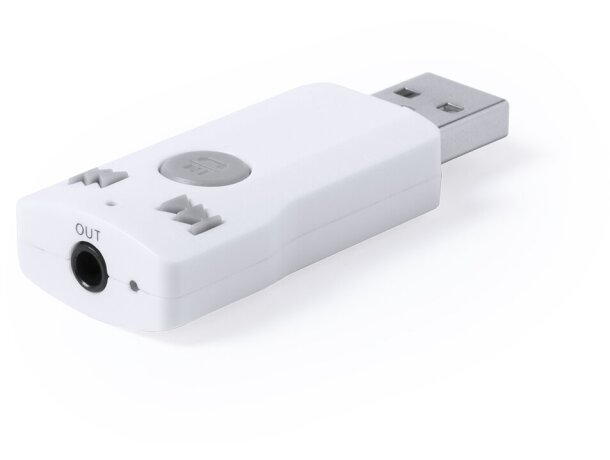 Receptor Bluetooth Domky personalizado blanco