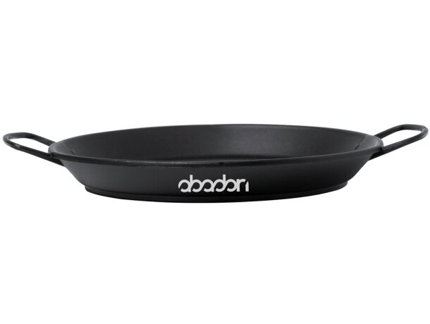 Plato Abanda negro polipropileno 15 cm para catering profesional detalle 4