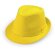 Sombrero Likos para fiestas ala corta amarillo