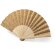Abanico Kasol plegable madera y corcho natural