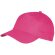 Gorra básica en algodón con 5 paneles Fucsia